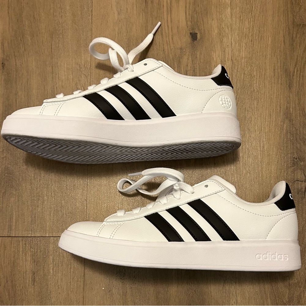 adidas White & Black Women's Sneakers